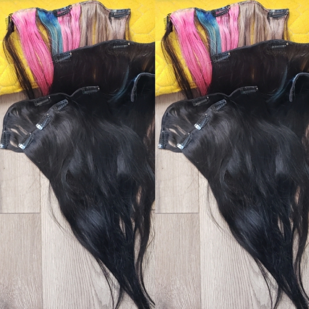 ποΈ Play with a Color Clip in Hair Extensions πβ€ - Picture 9 of 9